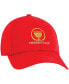 Фото #2 товара Men's and Women's Red 2024 Presidents Cup Stratus Adjustable Hat