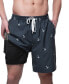 Фото #2 товара Men's 7" Compression Liner Stretch Swim Trunks UPF 50+