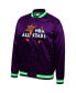 Men's Purple 1995 NBA All-Star Game Lightweight Satin Full-Snap Jacket