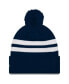 Men's Navy Dallas Cowboys 2023 NFC East Division Champions Cuffed Knit Hat with Pom