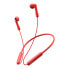 Фото #1 товара Sportowe słuchawki bezprzewodowe Bluetooth 5.3 typu NeckBand czerwone