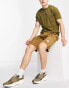 Фото #3 товара Fat Moose cargo shorts in khaki