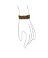 ფოტო #3 პროდუქტის Set Of 3 Brown Tiger Eye Round Bead 8MM Stretch Bracelet For Women Teen For Men Multi Strand Stackable Adjustable