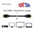 Фото #6 товара Club 3D Ultra High Speed HDMI 4K120Hz - 8K60Hz Cable 48Gbps M/M 3 m/ 9.84ft - HDMI - HDMI - 3 m - Black