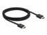 Фото #4 товара Кабель HDMI Delock 85385 - 2 м - HDMI Type A (Standart) / HDMI Type A (Standart) - 3D - 48 Gbit/s - Черный