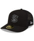 ფოტო #2 პროდუქტის Men's Black Chicago White Sox 2022 Batting Practice Low Profile 59FIFTY Fitted Hat