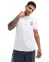 Фото #1 товара ASOS DESIGN t-shirt in white with noodle chest print