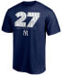 Men's Navy New York Yankees Hometown World Series Titles T-shirt