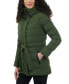 Women's Belted Packable Puffer Coat
