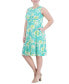 Фото #3 товара Plus Size Twist-Front Sleeveless Jersey Dress
