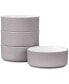Фото #1 товара Colortex Stone Stax Cereal Bowls, Set of 4
