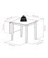 Фото #12 товара Perrone 29.13" Wood Drop Leaf Dining Table