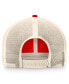 ფოტო #2 პროდუქტის Men's Red, Tan Chicago Blackhawks Original Six Mesh Snapback Hat