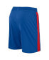 Фото #4 товара Men's Royal Philadelphia 76ers 75th Anniversary Downtown Performance Practice Shorts