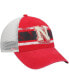 Фото #2 товара Men's Scarlet, White Nebraska Huskers Interlude MVP Trucker Snapback Hat