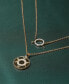 ფოტო #4 პროდუქტის Diamond Triple Moon 18" Pendant Necklace (1/10 ct. t.w.) in Gold Vermeil, Created for Macy's