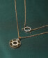 Diamond Triple Moon 18" Pendant Necklace (1/10 ct. t.w.) in Gold Vermeil, Created for Macy's