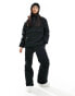 Фото #1 товара Threadbare Ski wide leg trousers in black