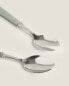 Фото #4 товара Set of stainless steel salad cutlery (set of 2)