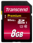 Фото #2 товара Transcend SD Card SDXC/SDHC Class 10 UHS-I 8GB - 8 GB - SDHC - Class 10 - NAND - 90 MB/s - Class 1 (U1)