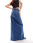 Фото #2 товара Tommy Jeans Claire high waist maxi skirt in mid wash