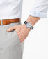 Men's Automatic Presage Black Leather Strap Watch 40.5mm