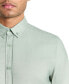 Фото #3 товара Men's Slim Fit Short Sleeve Button-Down Sport Shirt