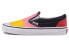 Vans slip-on 复古拼接 板鞋 男女同款 红黄蓝 / Кроссовки Vans Slip-On VN0A38F7VMF