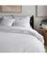 Фото #1 товара French Linen and Cotton Duvet & Sham Set - King/Cal King