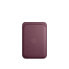 Apple iPhone Feingewebe Wallet mit Magsafe"Mulberry iPhone 15 / 14 / 13 / 12