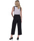 Фото #2 товара Women's Mid-Rise Cropped Wide-Leg Pants