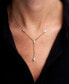 ფოტო #2 პროდუქტის Diamond Cluster Elongated Lariat Necklace (1/2 ct. t.w.) in 14k Gold, 16" + 2" extender, Created for Macy's