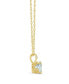 ფოტო #3 პროდუქტის Aquamarine (1-1/4 ct. t.w.) Pendant Necklace in 14K Yellow Gold