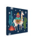 Mary Urban Lovely Llamas Ii Christmas Canvas Art - 15" x 20"