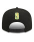 ფოტო #4 პროდუქტის Men's Black Houston Rockets Neon Pop 9FIFTY Snapback Hat