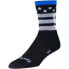 SockGuy Wool Dove Socks - 6 inch, Black/Gray/Blue, Small/Medium