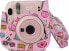 Pokrowiec LoveInstant Futerał Etui Pokrowiec Do Fujifilm Instax Mini 11 - Frytki / Różowy