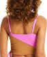 Women's Balancing Act Shirred-Side Cropped Tankini Top
