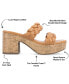 Фото #6 товара Women's Kyaa Braided Platform Sandals