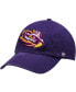 Фото #2 товара Men's Purple LSU Tigers Team Clean Up Adjustable Hat