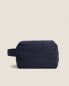 Linen toiletry bag Синий, 18.34 x 3.4 x 34.24 cm - фото #2