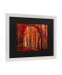 Фото #2 товара Philippe Sainte-Laudy The Red Way Matted Framed Art - 20" x 25"