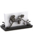 Black Orchid Vertical Napkin Holder