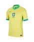 Men's Yellow Brazil National Team 2024 Home Match Authentic Jersey