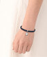 Фото #2 товара Dark blue leather bracelet Sneak 2040055