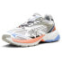 Фото #2 товара Puma Velophasis Bliss Lace Up Mens Grey, White Sneakers Casual Shoes 39643501