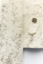 Фото #7 товара Укороченный блейзер с блестящими деталями ZARA