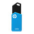 Фото #1 товара HP v150w - 128 GB - USB Type-A - 2.0 - 14 MB/s - Slide - Black - Blue