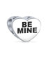 ფოტო #2 პროდუქტის Red Silver Be Mine Love Valentine Heart Crystal Spacer Bead Core Sterling Silver Fits European Charm Bracelet For Women