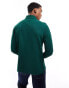 Tommy Hilfiger Long Sleeve Regular Polo Shirt in Green Blue